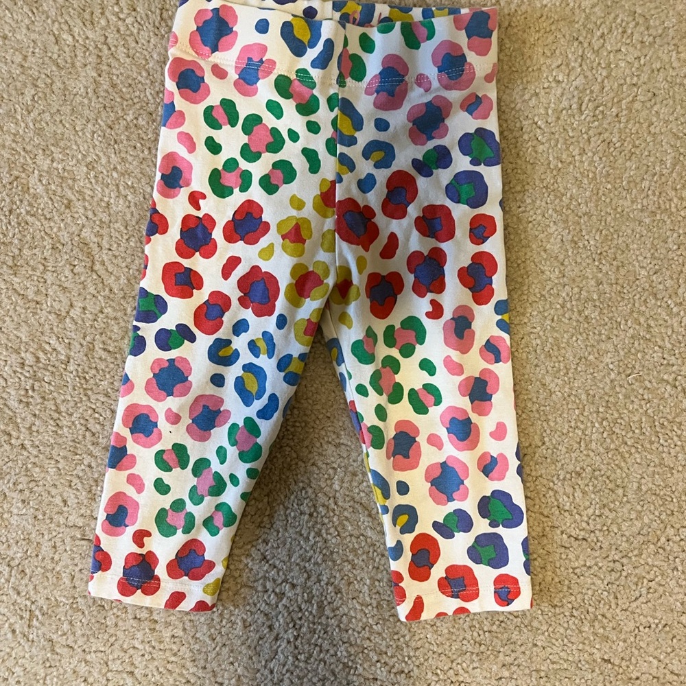 Colorful Leopard Print Kids Leggings